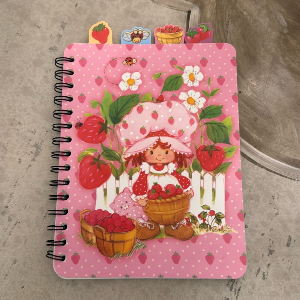 Strawberry Shortcake Tab Journal Notebook